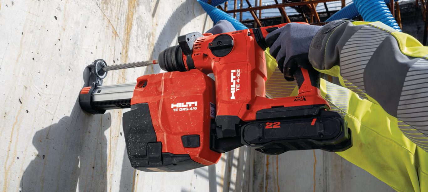 Akku - Bohrmaschine und Absaugung